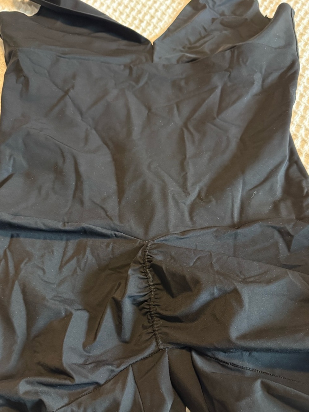 Leonisa XL Black Shapewear Romper Shorts Booty Scrunch Sculpting - Picture 3 of 9
